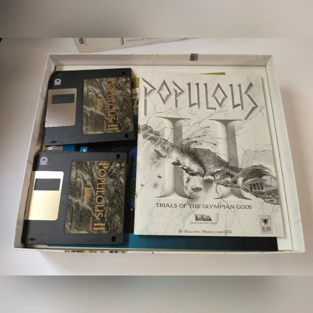 Populous 2: Trials Of The Olympian Gods Big Box PC Game